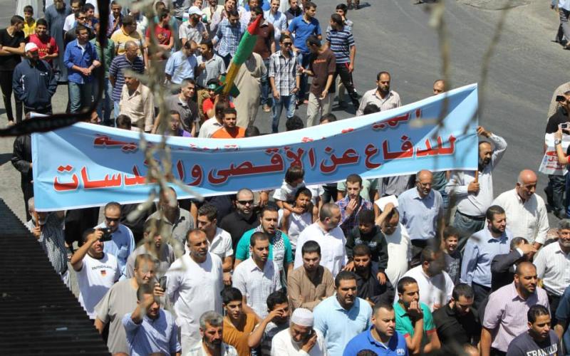 فعاليات تضامنية مع أهالي قطاع غزة في مختلف المحافظات