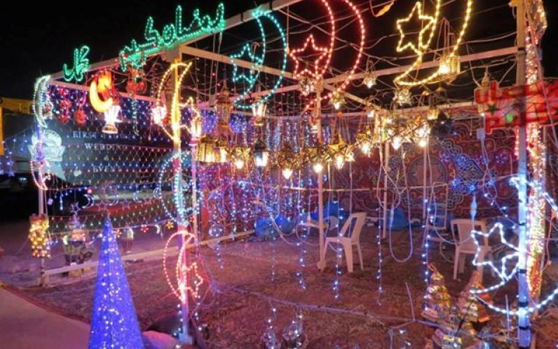 زينة رمضان تضفي بهجة على اجواء الشهر الفضيل بالزرقاء