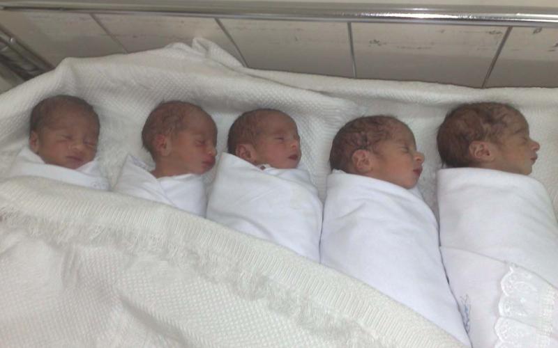  أردنية تنجب خمسة توائم 