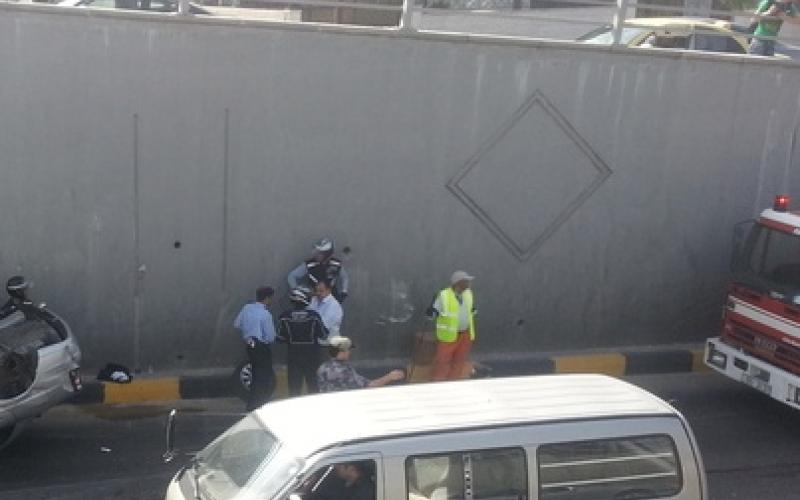 إصابة 6 فتيان يقودون درجات هوائية بحادث دهس