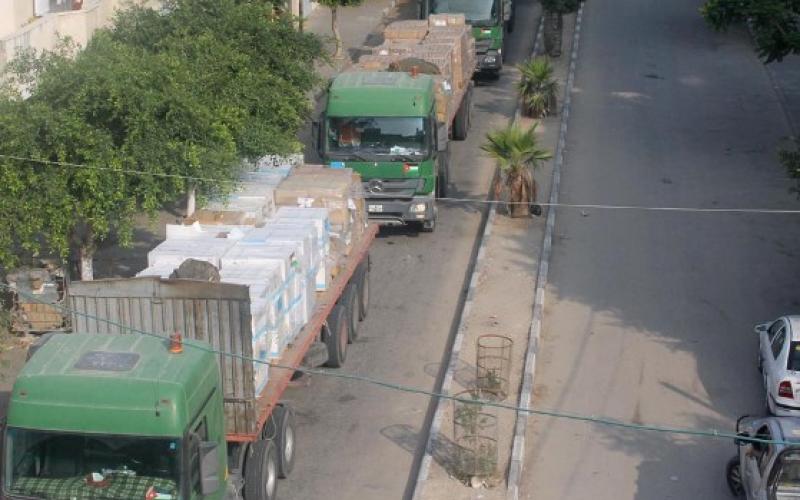 قافلة تزويد للمستشفى الميداني الأردني في غزة