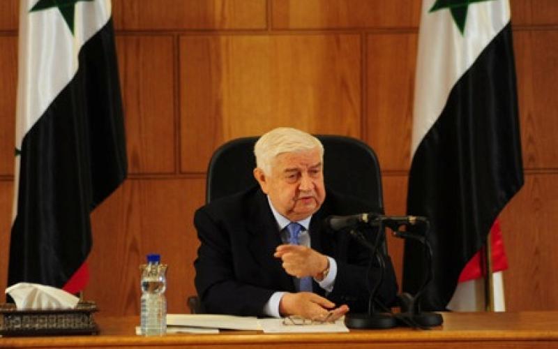 المعلّم: دول الجوار لم تلتزم بمكافحة الإرهاب