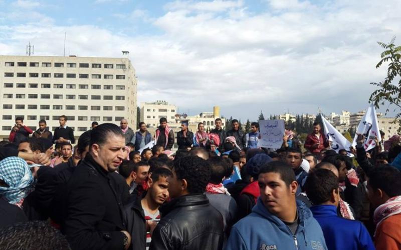 جماهير الفيصلي تحتج أمام مجلس النواب