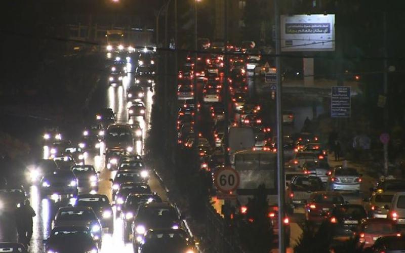 أزمة سير - في العاصمة عمان يوم 13/1/2015