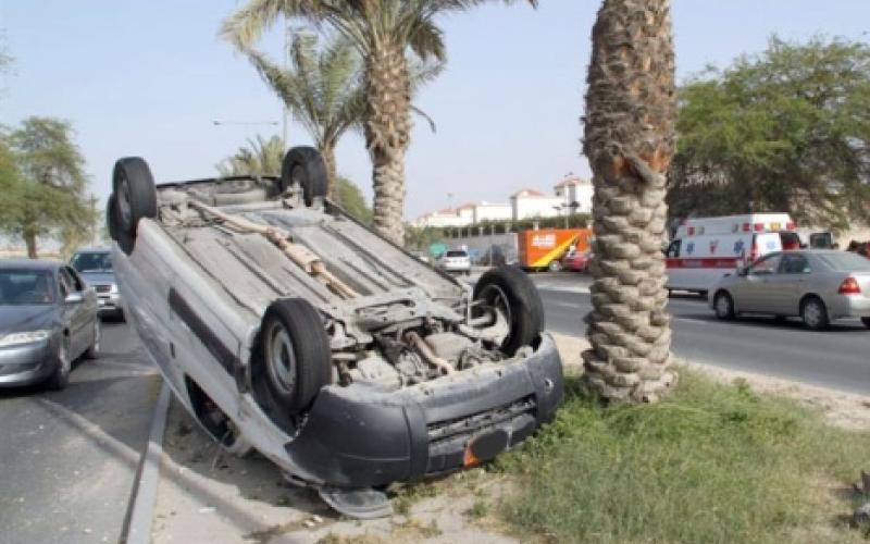 إصابة 7 بحادث تدهور بالمزار الشمالي