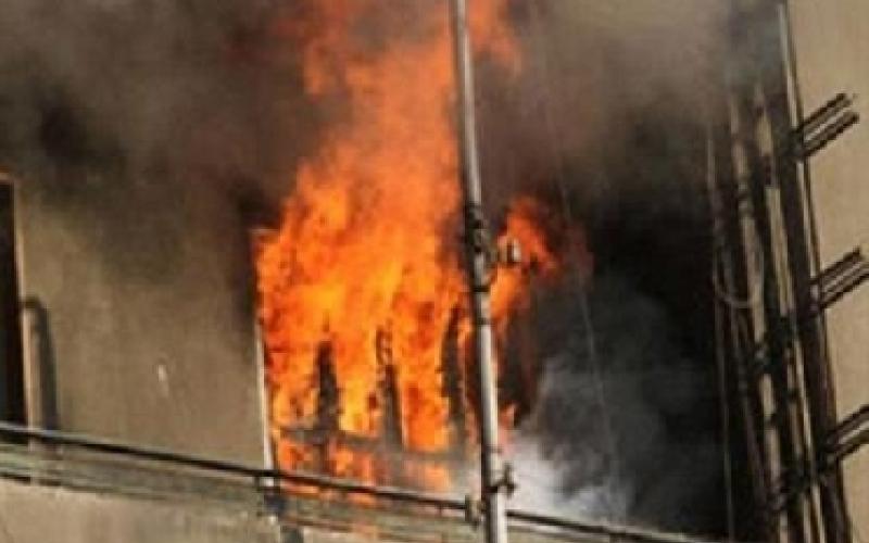 إصابة 9 بحريق في عمّان
