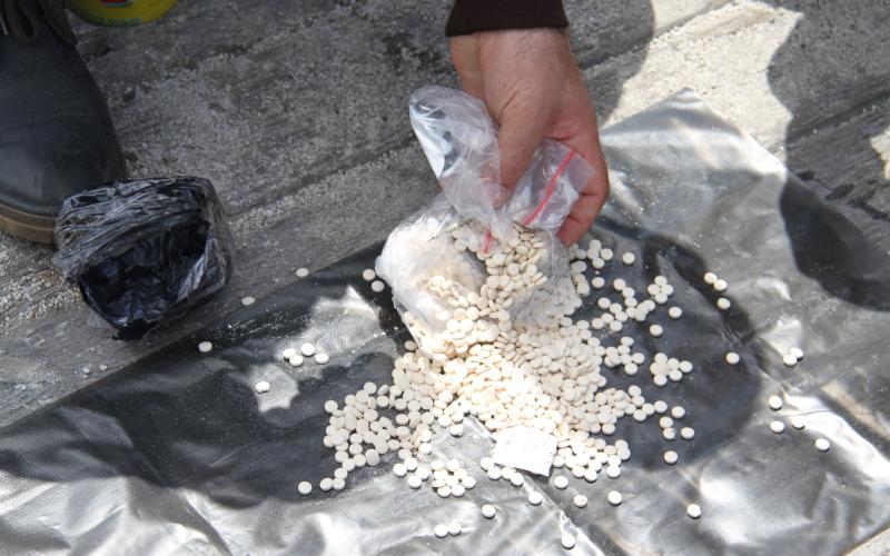 ضبط ربع مليون حبة مخدرة