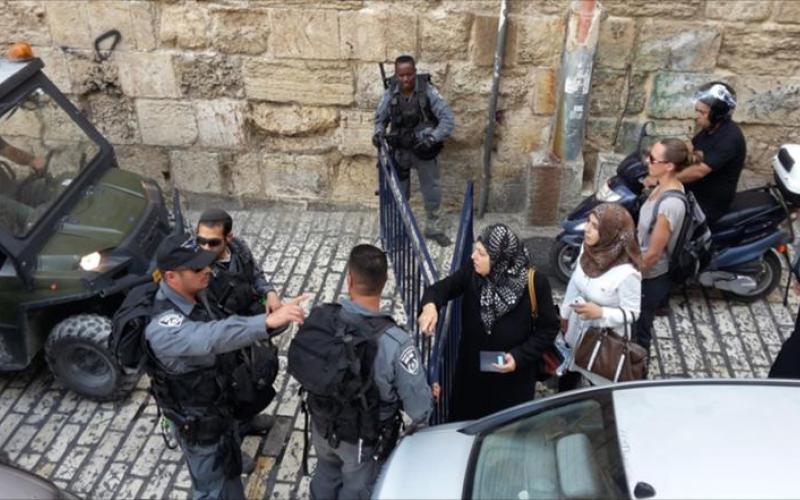 إجراءات مشددة على دخول النساء للأقصى
