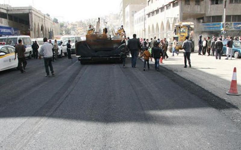 الأمانة: 2 مليون و700 ألف دينار لتعبيد وصيانة الشوارع