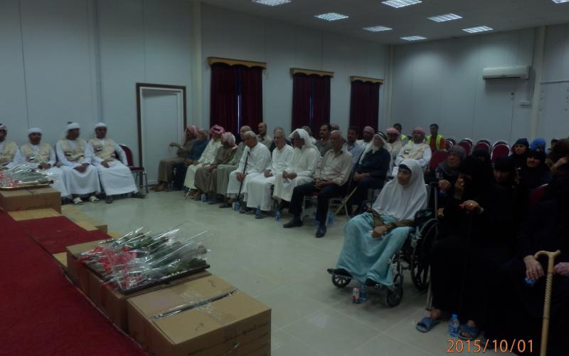 تكريم للاجئين السوريين المسنين بمخيم "مريجيب الفهود"