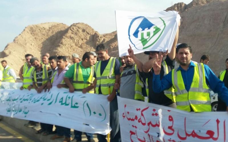 إضراب مفتوح في ميناء حاويات العقبة