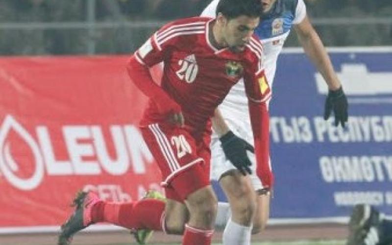 قيرغيرستان توقف انتصارات النشامى في التصفيات المزدوجة