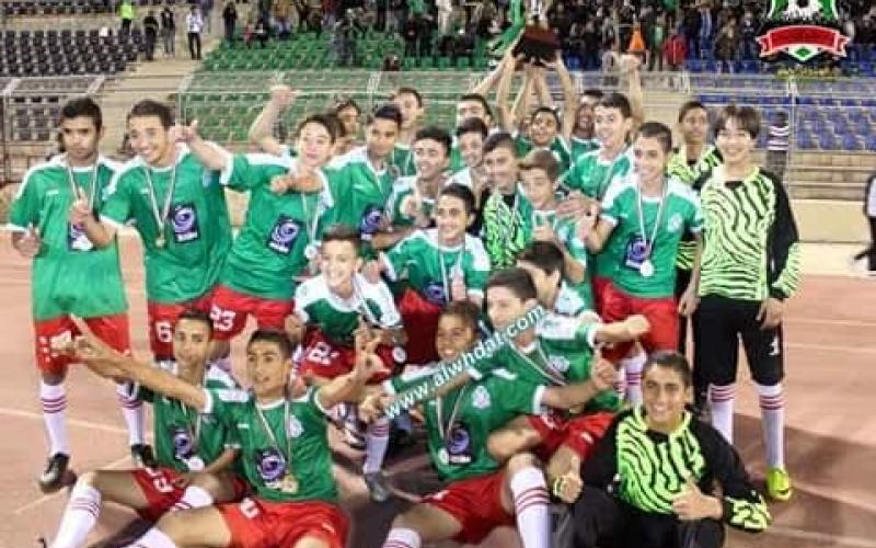 زرقاويون يشكلون رُبع فريق ناشئي الوحدات تحت 14