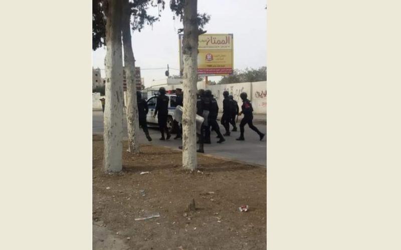 الأمن يفض اعتصام طلبة التوجيهي بإربد
