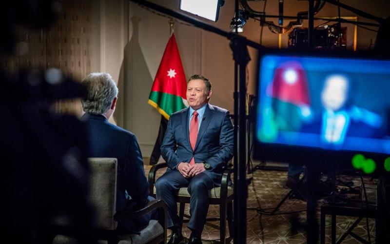 الملك: تنسيق أردني روسي لوقف النار جنوب سورية