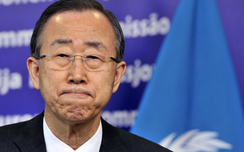 بان جي مون: المستوطنات الإسرائيلية أعمال استفزازية