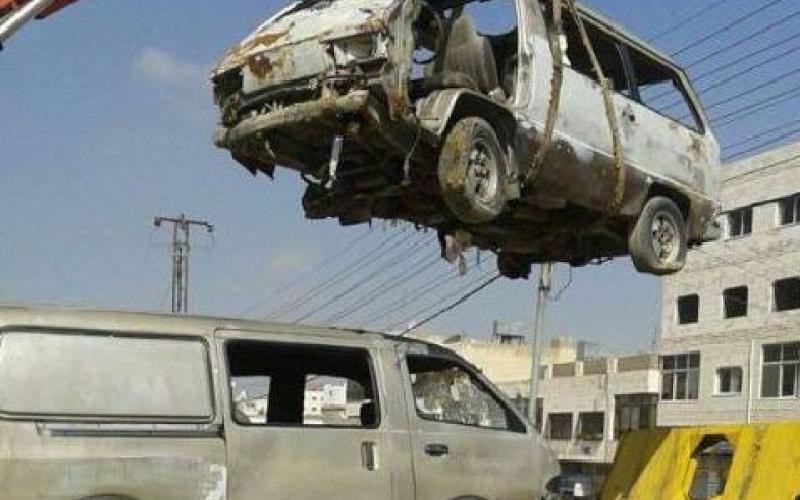 رفع 400 سيارة تالفة ومهجورة