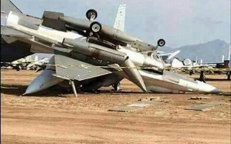 استشهاد طيّار وإصابة آخر بسقوط طائرة لسلاح الجو