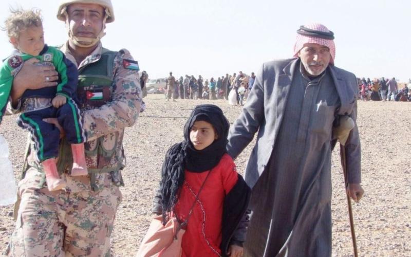 دخول 203 لاجئين سوريين للأردن