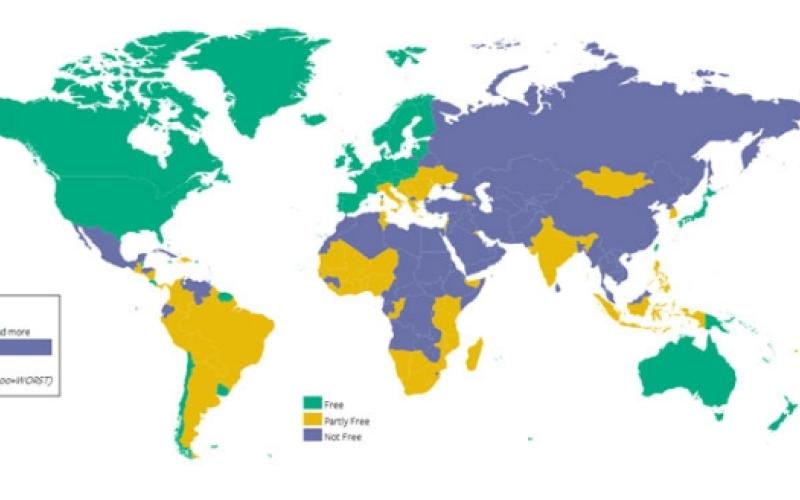 تقرير: الأردن غير حر صحافياً