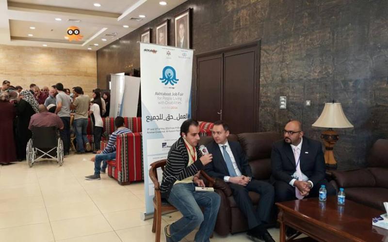 حلقة ميدانية من معرض أخطبوط للتوظيف