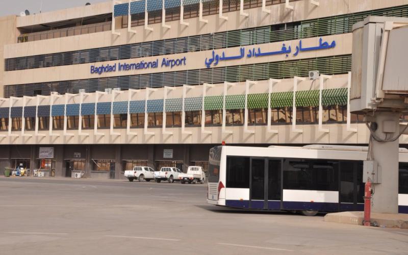 قصف صاروخي قرب مطار بغداد الدولي