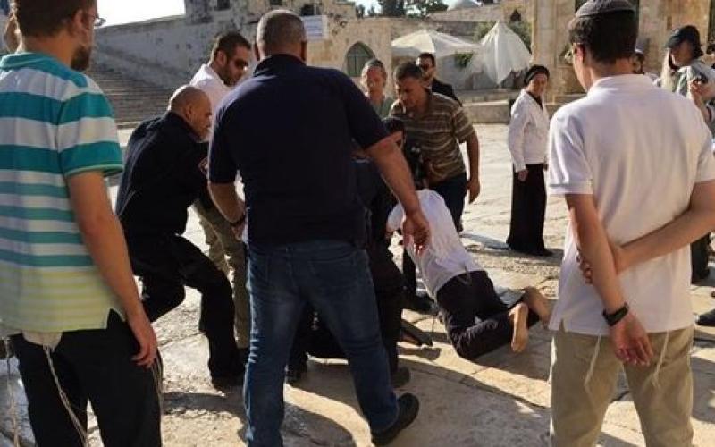 مدير المسجد الأقصى يناشد الملك التدخل لوقف اعتداء الشرطة الإسرائيليّة على الحرّاس