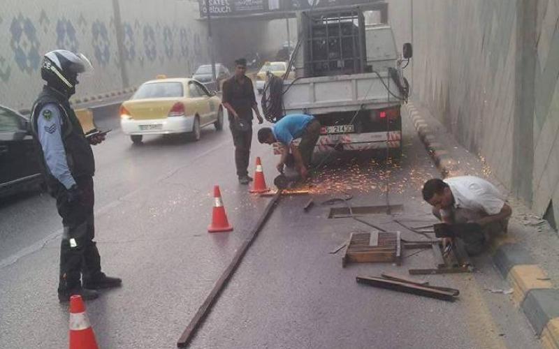 أمانة عمان تواصل العمل في شبكات تصريف مياه الأمطار