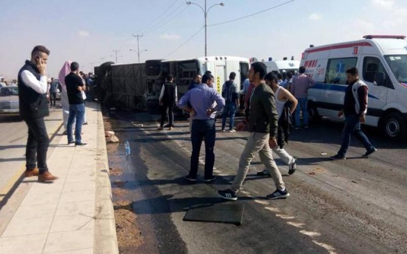 الحافلات تستحوذ على نصف حوادث السير