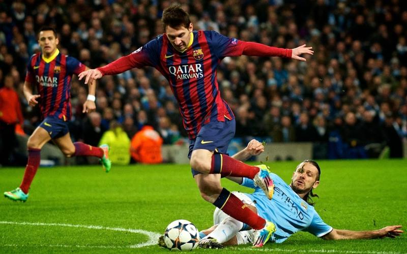 السيتي يثأر من برشلونة - تقرير صوتي