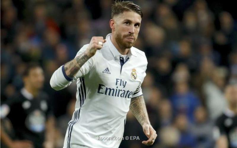 الريال يحافظ على فارق النقاط مع برشلونة برأسية المنقذ راموس