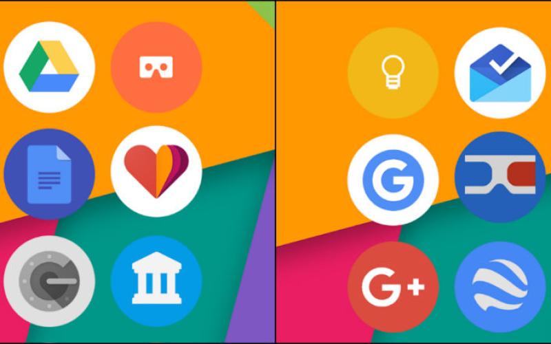 حزمة أيقونات مميزة على أجهزة أندرويد