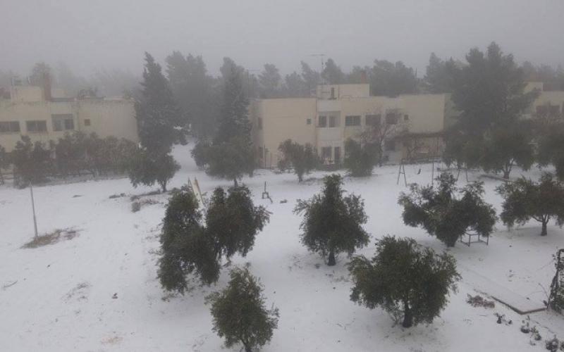تساقط كثيف للثلوج بالمزار الجنوبي