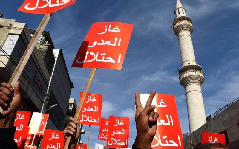 الأردن أصوات صاخبة تطالب بإلغاء إتفاقيّة الغاز مع إسرائيل