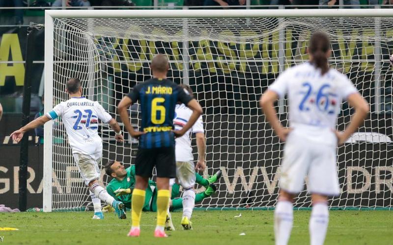 الإنتر يسقط أمام سمبدوريا في الدوري الإيطالي