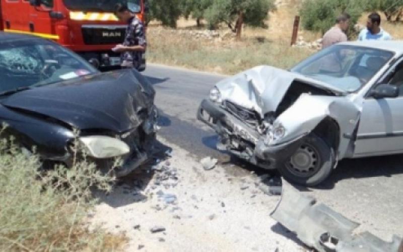 عجلون: وفاة وإصابتان بحادث تصادم