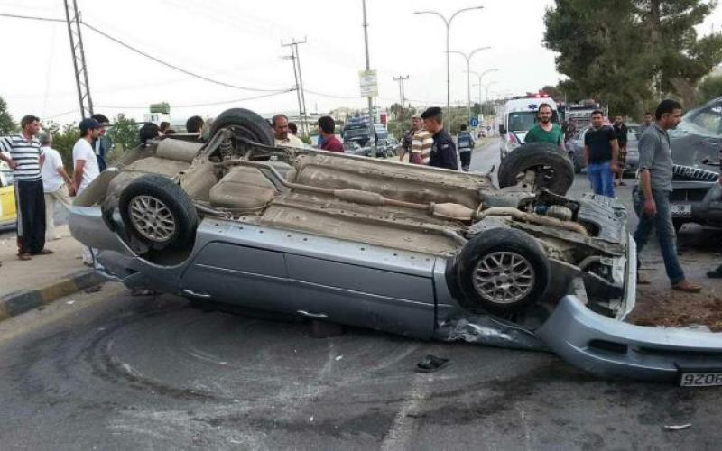 مادبا: 3 وفيات و3 إصابات بحادث تصادم