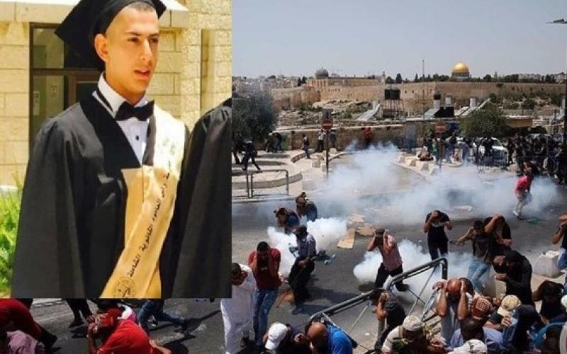 استشهاد فتى فلسطيني وإصابة العشرات في محيط الأقصى