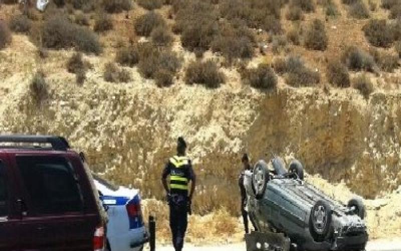 معان: وفاة و5 إصابات بحادث تدهور