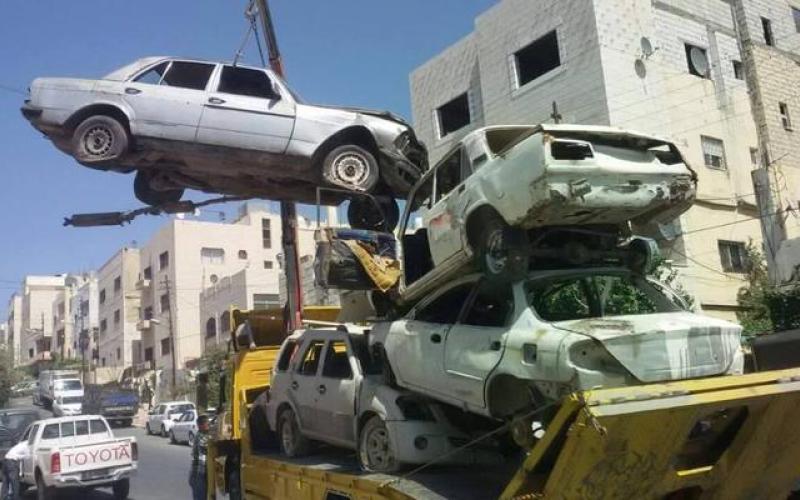 رفع 8 ألاف هيكل لمركبات مهجورة من العاصمة