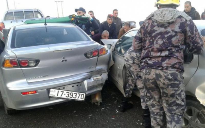 الكرامة: وفاتان وإصابتان بحادث تصادم