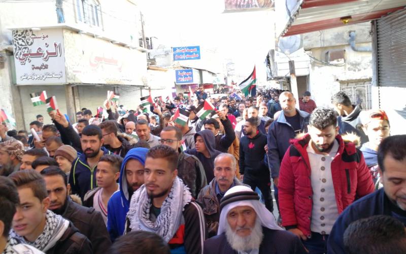 مسيرة احتجاجية في معان نصرة للقدس