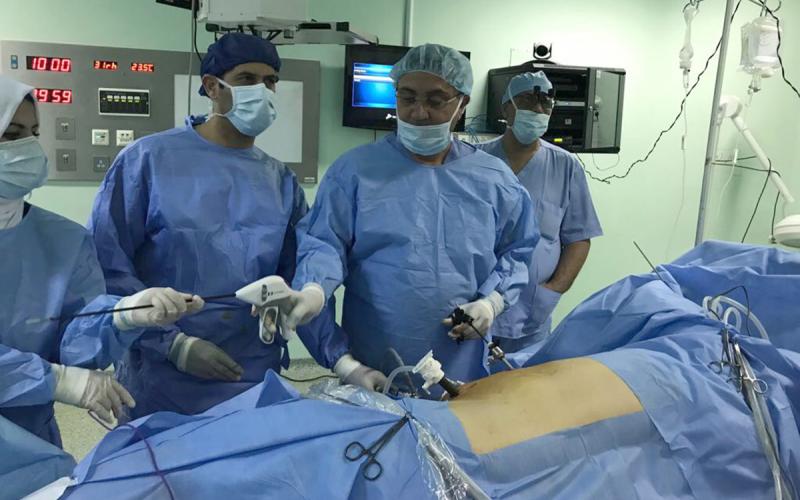 استئصال كلية بواسطة المنظار الجراحي لأول مرة في البشير