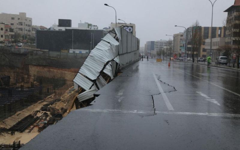 تحويلات مرورية لشارع وصفي التل