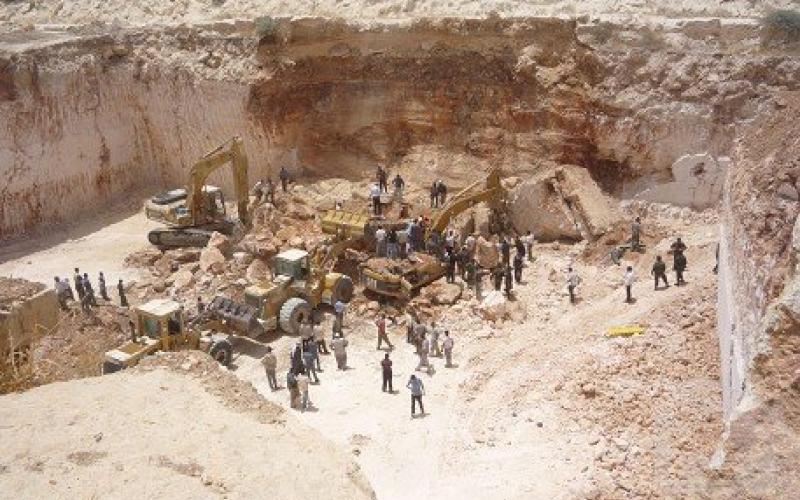 عجلون: اغلاق 3 مقالع تعمل باراض مملوكة بدون ترخيص