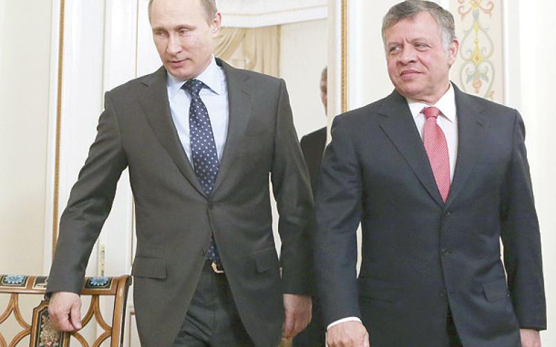 الملك يلتقي الرئيس الروسي في موسكو الخميس المقبل