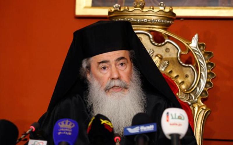 ثيوفيلوس يعلن مقاطعته لبلدية القدس