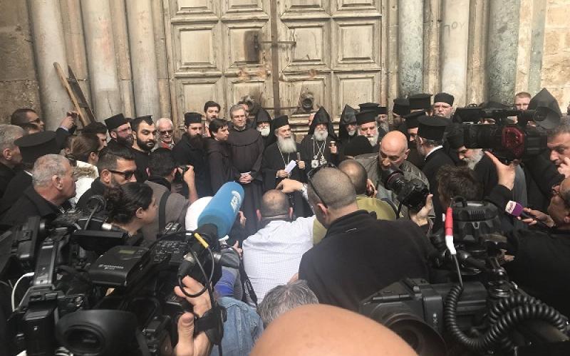 إغلاق كنيسة القيامة احتجاجا على الممارسات الإسرائيلية