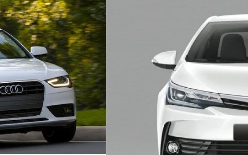 من الأفضل من وجهة نظرك: تويوتا كورولا أم وأودي A4