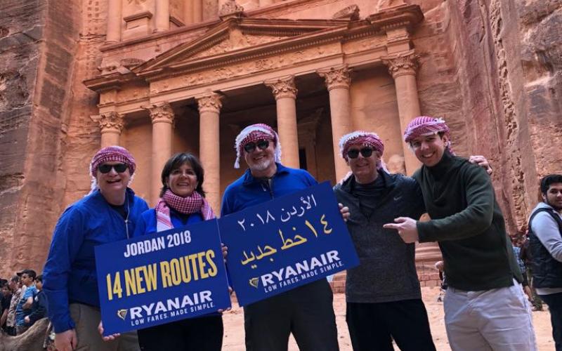 الأردن الوِجهة الثانية لشركة طيران ريان آير في الشرق الأوسط